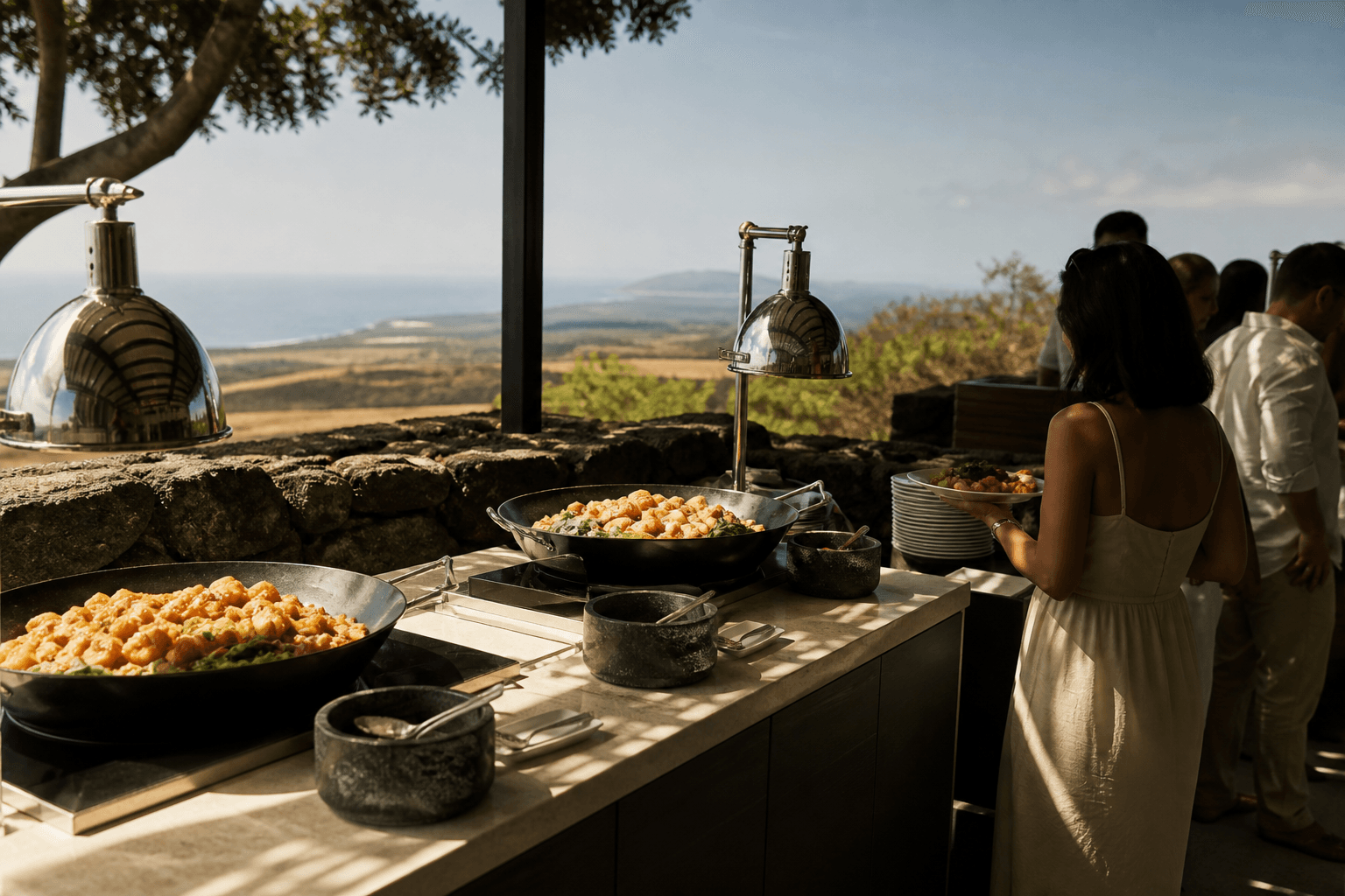 Hot stations on a Kohala terrace — kanpachi, hard sun, a moving west-side list.